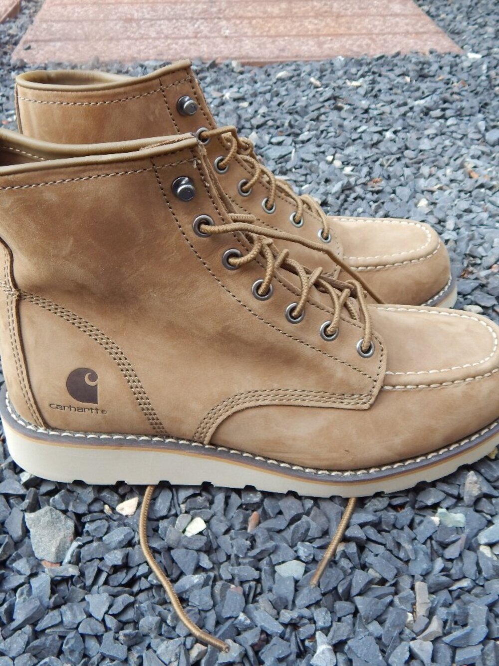 Carhartt FW6022-W - Women's - 6" Wedge EH Soft Toe Coyote Size 10 NEVER WORN ***